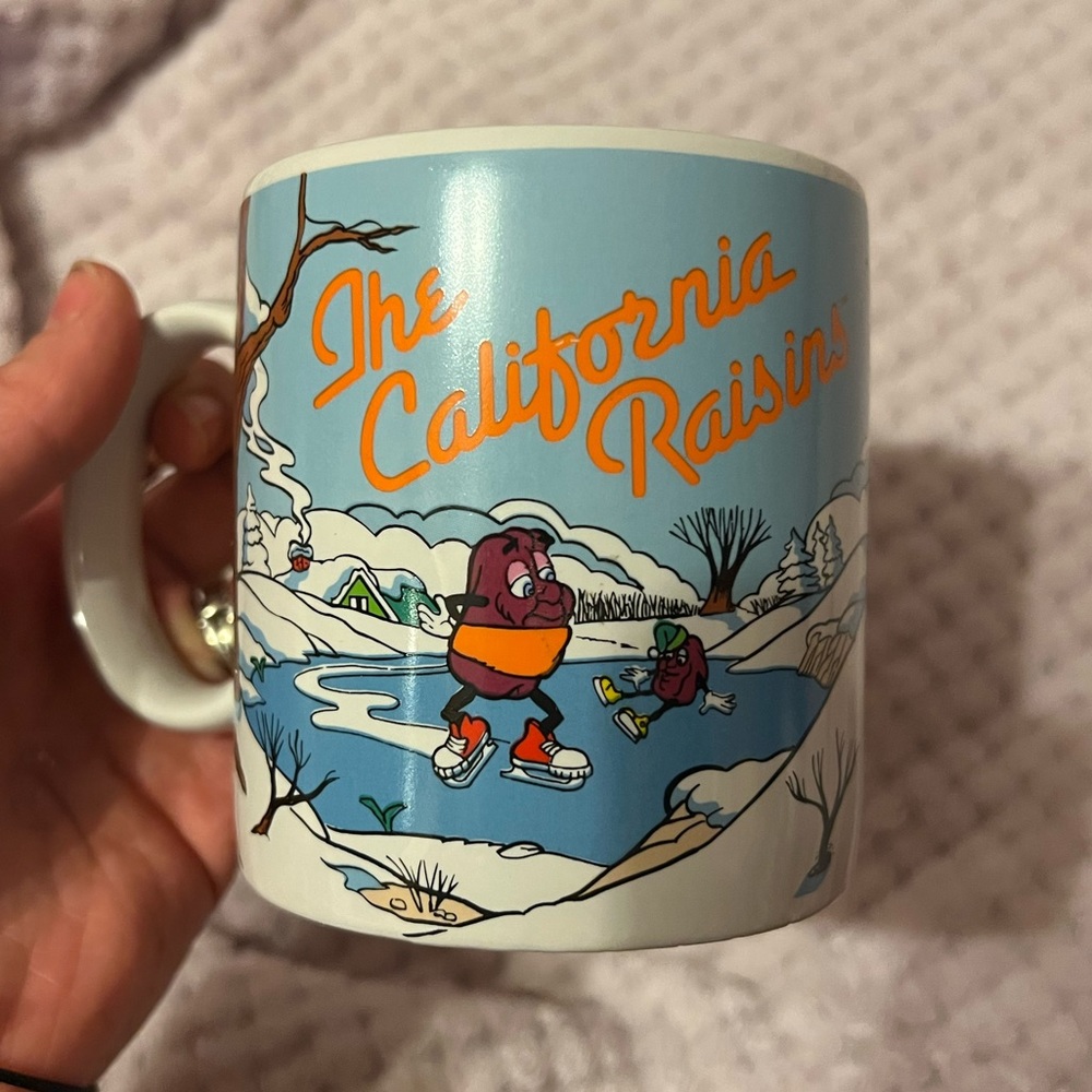 The California Raisins Christmas Coffee Cup Mug 1988 by Applause